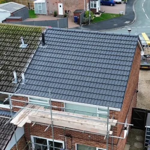 Recent roof project completed in Stafford