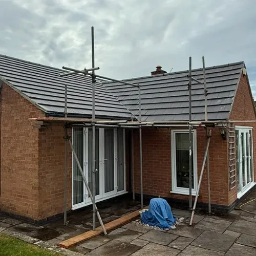 Recent roof project completed in Stafford